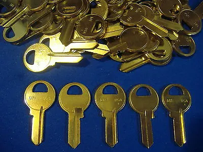 Lot Of Fifty Locksmith M1 Key Blanks Fits Master Brass  Made In Usa  • $21.39