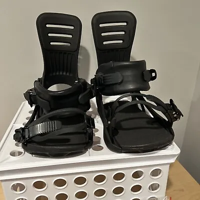 K2 Men’s Formula Black Snowboard Bindings Used 1x Size L #K137 • $152.99