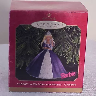 Hallmark Keepsake - BARBIE As Millenium Princess Christmas Tree Ornament In Box • $9.99