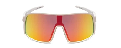 $53.40 • Buy Coyote Python Sport Shield Polarized Sunglasses In White Grey/Gold Mirror 135 Mm