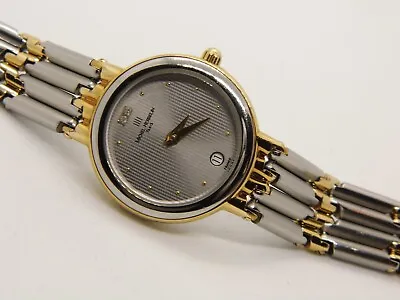 Michel Herbelin Paris 16886.b Vintage Classic G/ptd S/steel Swiss Mvt Watch+box • £125