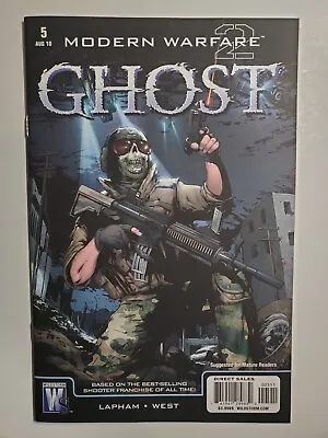 Modern Warfare 2 Ghost #5 Wildstorm Comics 2010 Low Print VHTF  • $124.99