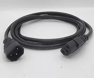 16AWG 6ft Power Cord Cable 250V 10A C14 To C13 (PDU To Server) • $3.99