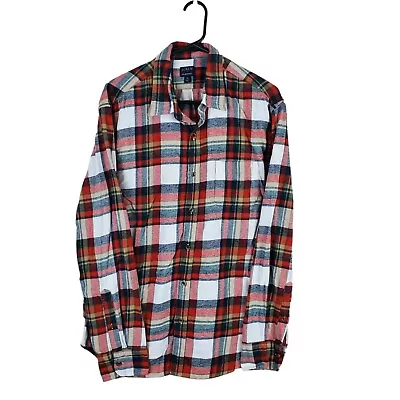 J.CREW Shirt Men's XL Plaid Flannel Classic Fit Long Sleeve Button-Up Gorpcore  • $19.99