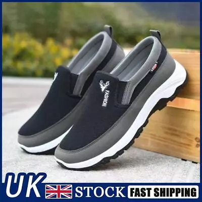 Men Driving Sneakers Breathable Orthopedic Shoes Non-Slip For Jogging And Sports • £11.49