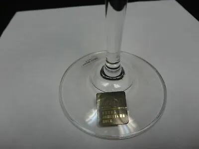 7-Mikasa  JAMESTOWN  Gold Crystal Wine Glasses 8-3/4  MINTY • $110