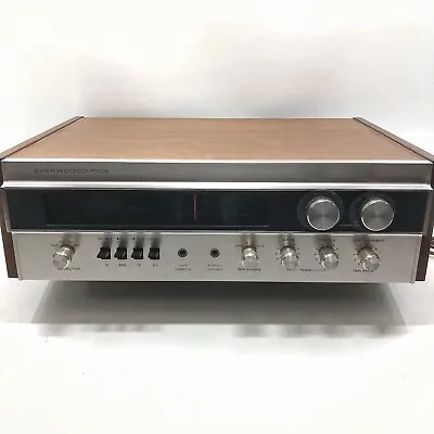 SHERWOOD S-7100A AM/FM Stereo Receiver Wood Cabinet Vintage With H Box • $329.99