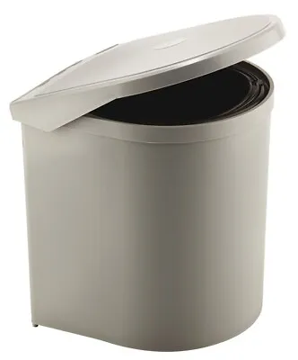 Grey Swing Out Waste Bin Under Sink Kitchen Cupboards Cabinets Units Built In • £39.99