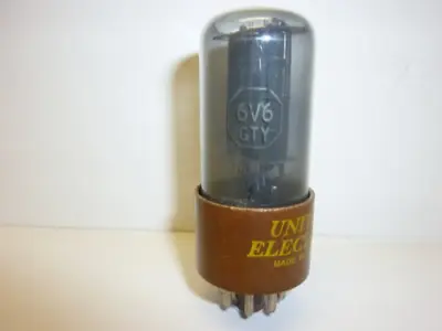 Matched Pair RCA 6V6GT Grey Glass Valves Tubes NOS • £95