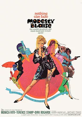 Modesty Blaise - 1966 - Movie Poster • $14.99