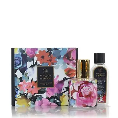 £36.99 • Buy Ashleigh & Burwood Glass Lamp Gift Set In Bloom & Tayberry,Rose 250m Fragrance