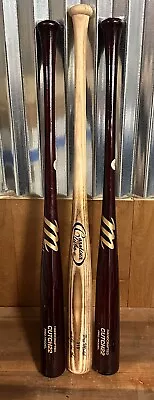 3 Bat Lot (2)Marucci AM22 McCutchen Pro Maple Wood Bat 32  (1) Carolina Club 33” • $129.99
