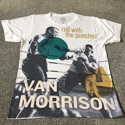 Van Morrison T Shirt Mens Medium M Roll With The Punches Boxers Boxing Music • $15.43