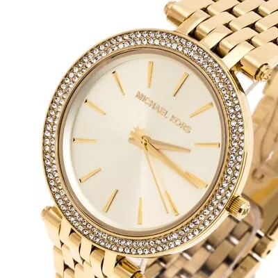 Michael Kors MK3191 Darci Gold-Tone Stainless Steel Bracelet 39mm Women's Watch • $87.39