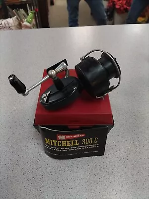 MITCHELL 301 C FISHING REEL WITH HARD CASE AND PAPERS • $24.99