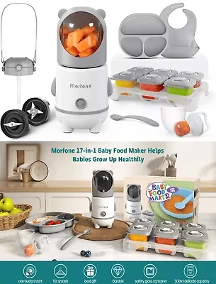 NEW Baby Food Maker Morfone 17 In 1 Set Baby Food Blender Baby Food Processor  • $23.99