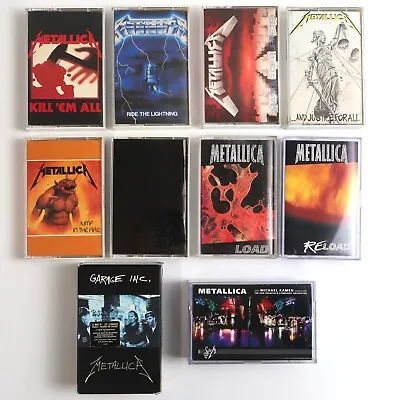 Metallica Korean Cassette Tape Pressings Albums Korea • $30