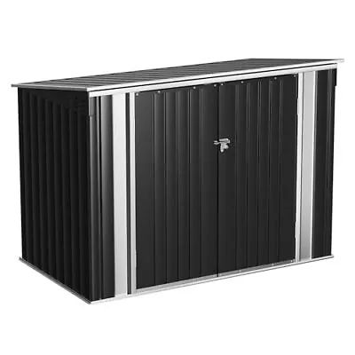 5.8 X 3.3 FT Storage Shed Outdoor Metal Trash Can Shed With Hydraulic Gas Rod • $167.19