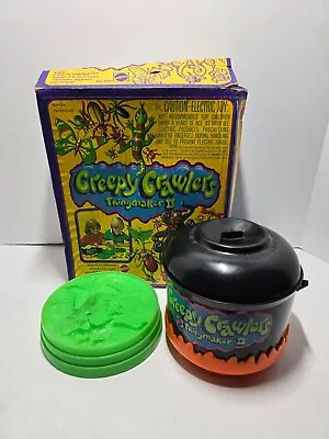 Vintage Creepy Crawlers Thingmaker II With 3 Molds & Box Mattel 1978 • $50