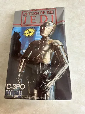 Vintage 1983 Star Wars Return Of The Jedi C-3PO Model Kit Never Opened Sealed • $32.99