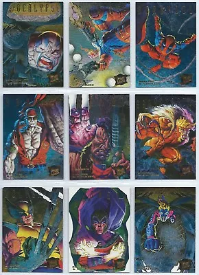 1995 X-Men Fleer Ultra Marvel Hunters & Stalkers Rainbow Gold Silver You Pick • $3