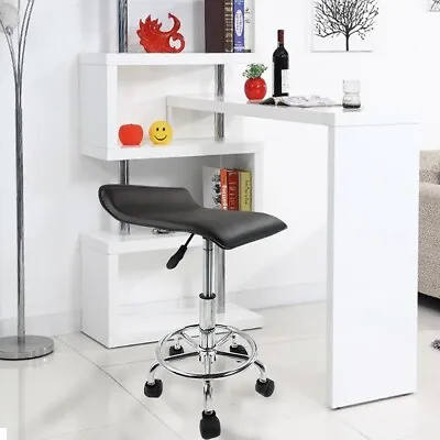 KKTONER Square Rolling Stool Height Adjustable Swivel SPA Medical Stool Chair • $39.99