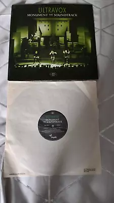 Ultravox - Monument The Soundtrack. With Merchandise Inner - Chrysalis - Nm • £3.99