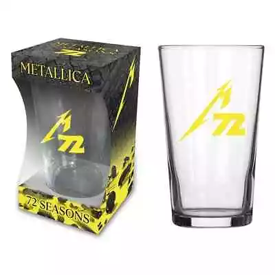 METALLICA 72 Seasons Official 1 Pint Beer Glass • $26.99