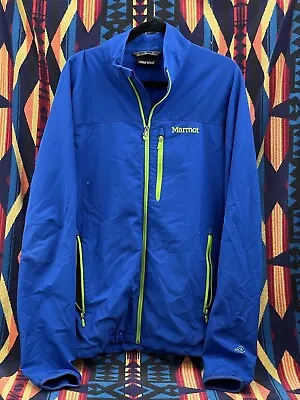 Men's Marmot M3 Blue Full Zip Jacket Soft Shell Large • $39.99