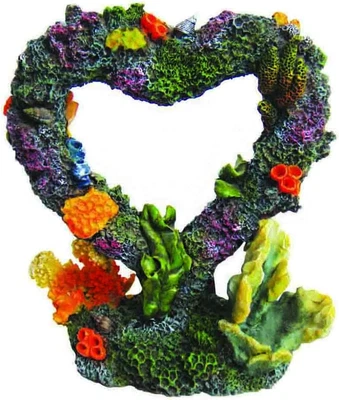 $47.61 • Buy Aquarium Ornaments Resin Big Heart Aquarium Supplies For Theme Decorations Fish 