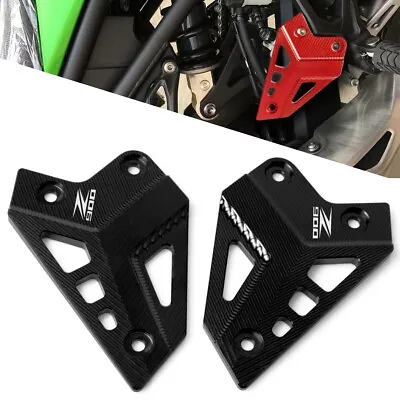 Heel Protective Cover Guard Motorcycle Accessories For Kawasaki Z900 2017 Black • £27.35
