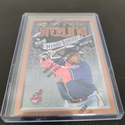 1996 Topps Finest Manny Ramirez Sterling Cleveland Indians • $3.99