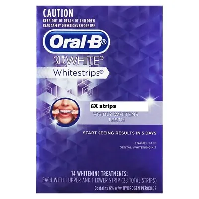 $19.95 • Buy 10X Oral-B 3D White Whitestrips Treatments