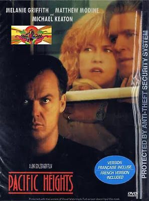 Pacific Heights 1990 (DVD 1999) (Bilingual) Michael Keaton Thriller SNAP NEW • $10.92