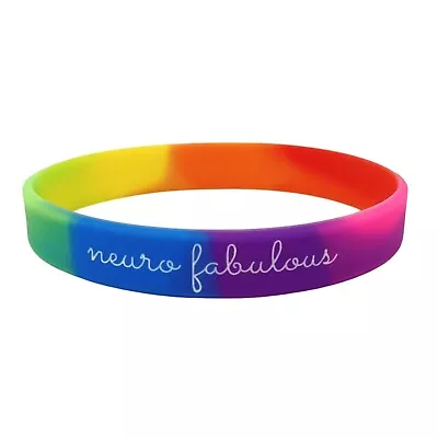 £5.49 • Buy Neuro Fabulous Rainbow Infinity Wristband Autistic Autism ASD Gift