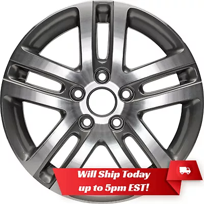 New Set4 16  Machine Charcoal Alloy Wheels Rims For 2005-2018 VW Jetta GTI Golf • $560