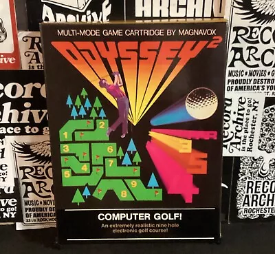 Odysseys 2 Computer Golf! (1978) PC Game Cartridge By Magnavox • $9.99