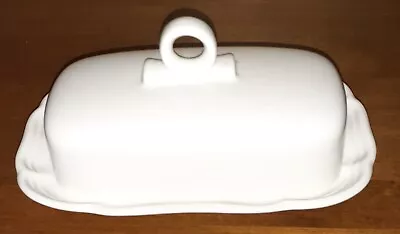 Mikasa French Countryside White  F9000  Butter Dish - Very Nice! • $29.95