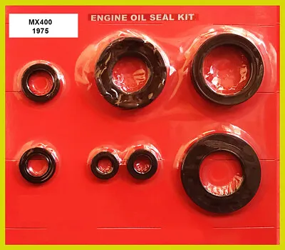 Yamaha MX400 Oil Seal Kit 1975 400 Engine Crank Case Shift Kick Clutch Sprocket • $34.99