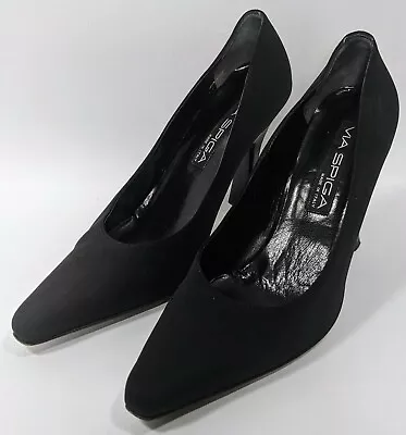 Via Spiga Womens Glitz Pointed Toe Pumps Size 8M Black • $21.97