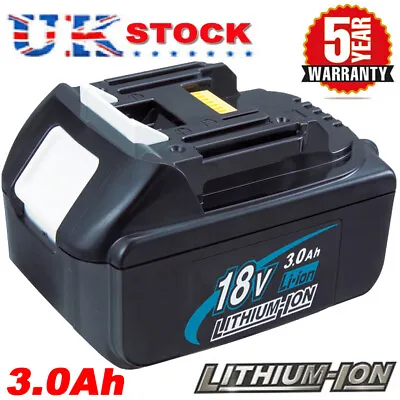 18-Volt For Makita LXT Lithium-Ion High Capacity Battery Pack 3Ah BL1830 BL1815 • £14.89