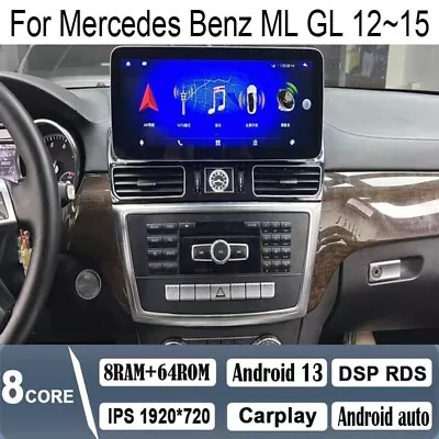 12.3  Android Navigation Car Gps Stereo For Mercedes Benz Ml W166 Gl 8+64g • $815.94