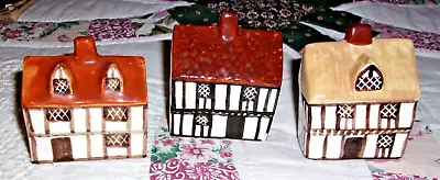 Vintage 3 English Cottages England Mini Mudlen End Studio Felsham Suffolk +prov • $34.99