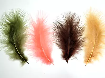 MARABOU PLUMES - Guides Choice - Fly Tying Feathers - Select - 12 Ct. - NEW! • $3.99