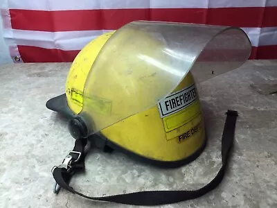 Vintage Firefighter Helmet MSA Brigade Rare Fire Service Collectible • $39