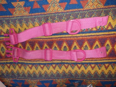 £5 • Buy Mothercare Old Style Harness Pushchair Spare Replacement Parts Waist Straps Pink
