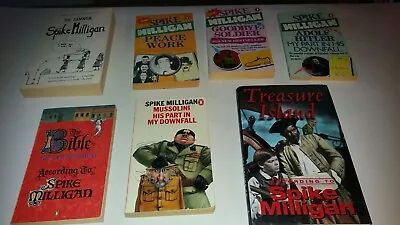 £9.99 • Buy ❤7 RARE Spike Milligan❤ Book Bundle Job Lot Collection❤MOST UNREAD❤CHEAP LOOK❤