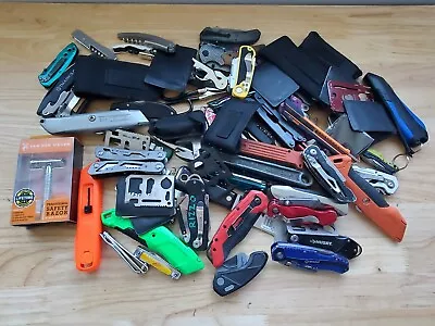 TSA LOT Of Knives Multi Tools & More! 15+ LBS Variety Mix! FREE SHIPPING! • $84.99