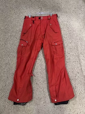 686 Smarty Snowboard Ski Pants Men Medium Red Inside Liner  • $20