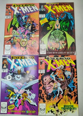£13.17 • Buy X-Men #240-243: Inferno Marvel 1988 Comic Books